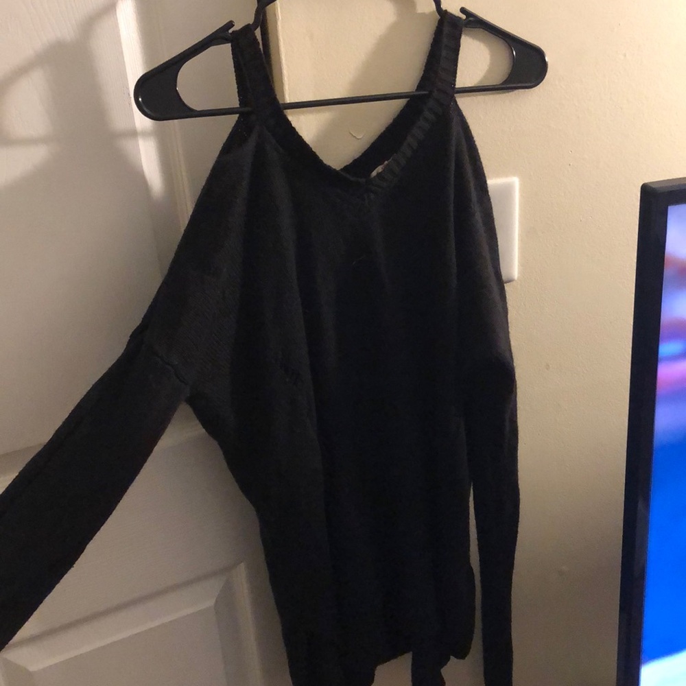 Distressed sweater